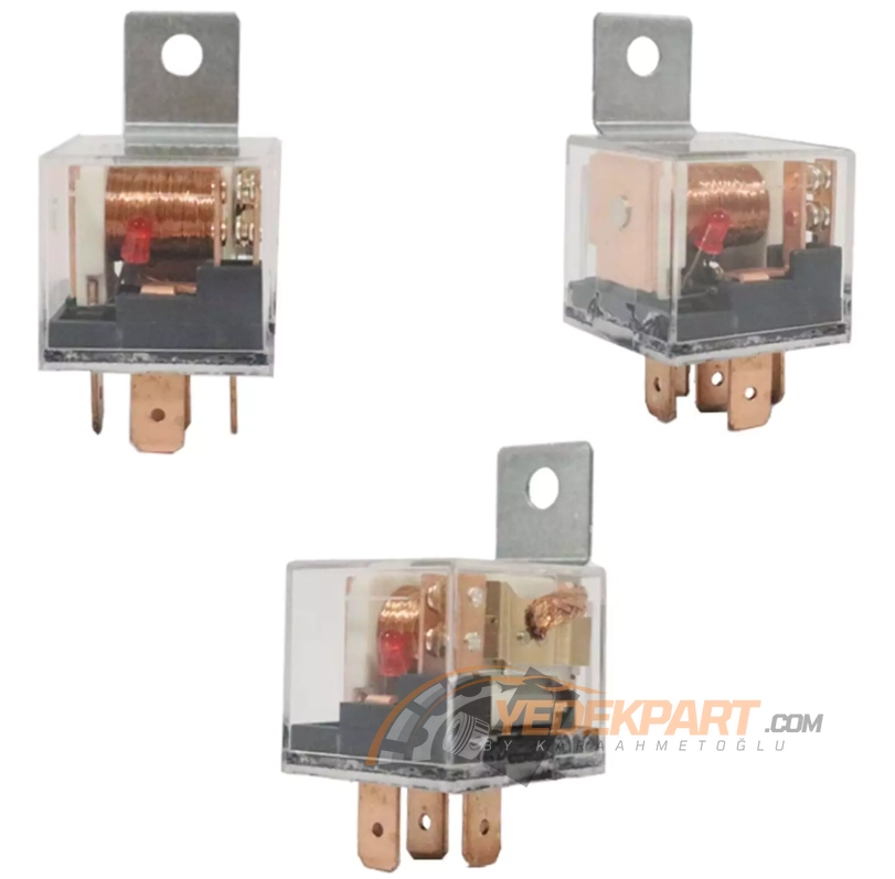 ROLE 12V 5060A 5 UCLU CIFT PLATIN LEDLI SEFFAF SILIKONLU